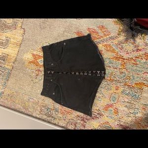 Black Carmar Denim LF Skirt